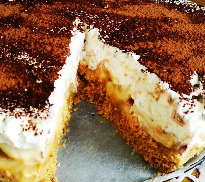 Ciasto bananowe Banoffee