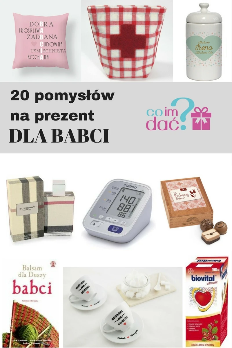 20 pomysłów na prezent dla babci
