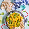 ŻÓŁTE CURRY Z ZIELONĄ FASOLKĄ SZPARAGOWĄ