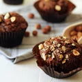 Muffiny podwójnie czekoladowe z orzechami laskowymi
