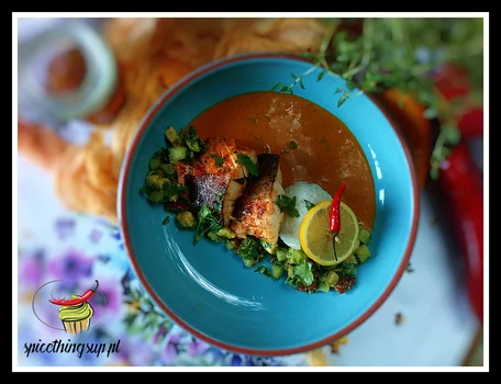 Dorsz z sosem curry