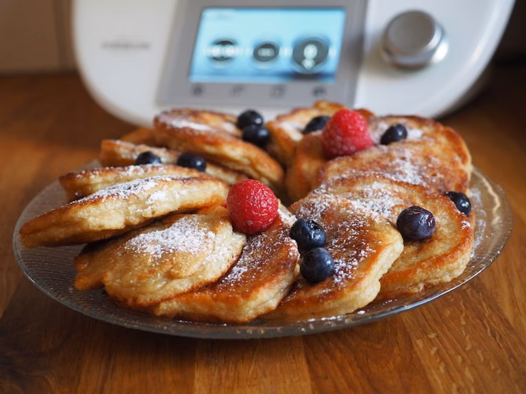Żytnie racuchy z jabłkami (Thermomix)