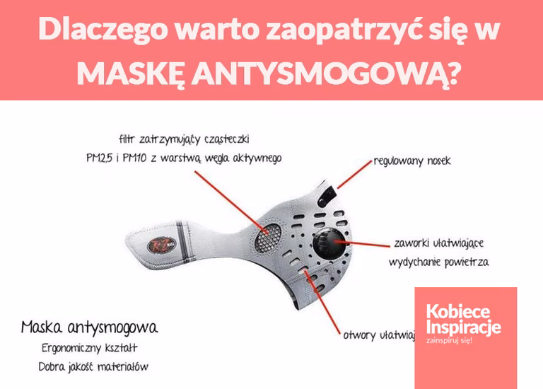 Dlaczego warto zaopatrzyć się w MASKĘ ANTYSMOGOWĄ?