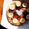 Waniliowy omlet jaglany z bananem