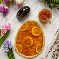 Mazurek z makiem i konfiturą pomarańczową