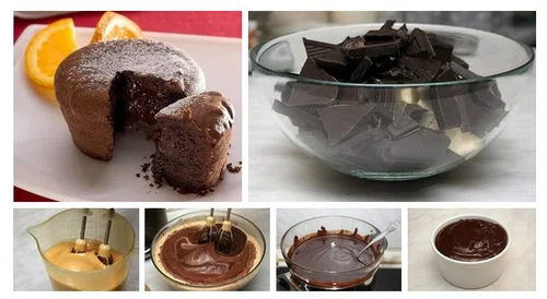 Ciastko z płynną czekoladą