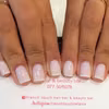Francuski manicure na kwadratowych paznokciach