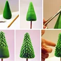 Choinka z plasteliny