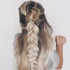 gruby warkocz