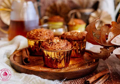 Proste muffinki cynamonki