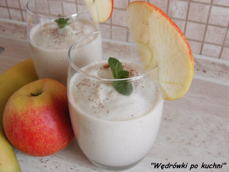 Smoothie jabłkowo-bananowe