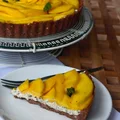 Bez pieczenia. Tarta limonkowo miętowa z mango