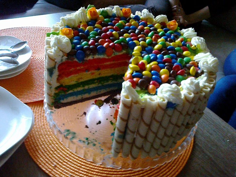 Tęczowy Tort :)