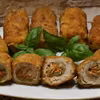 Roladki z marchewką i pieczarkami