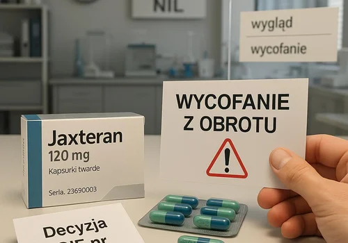 Seria leku Jaxteran wycofana z obrotu! Decyzja GIF z natychmiastowym rygorem wykonalności