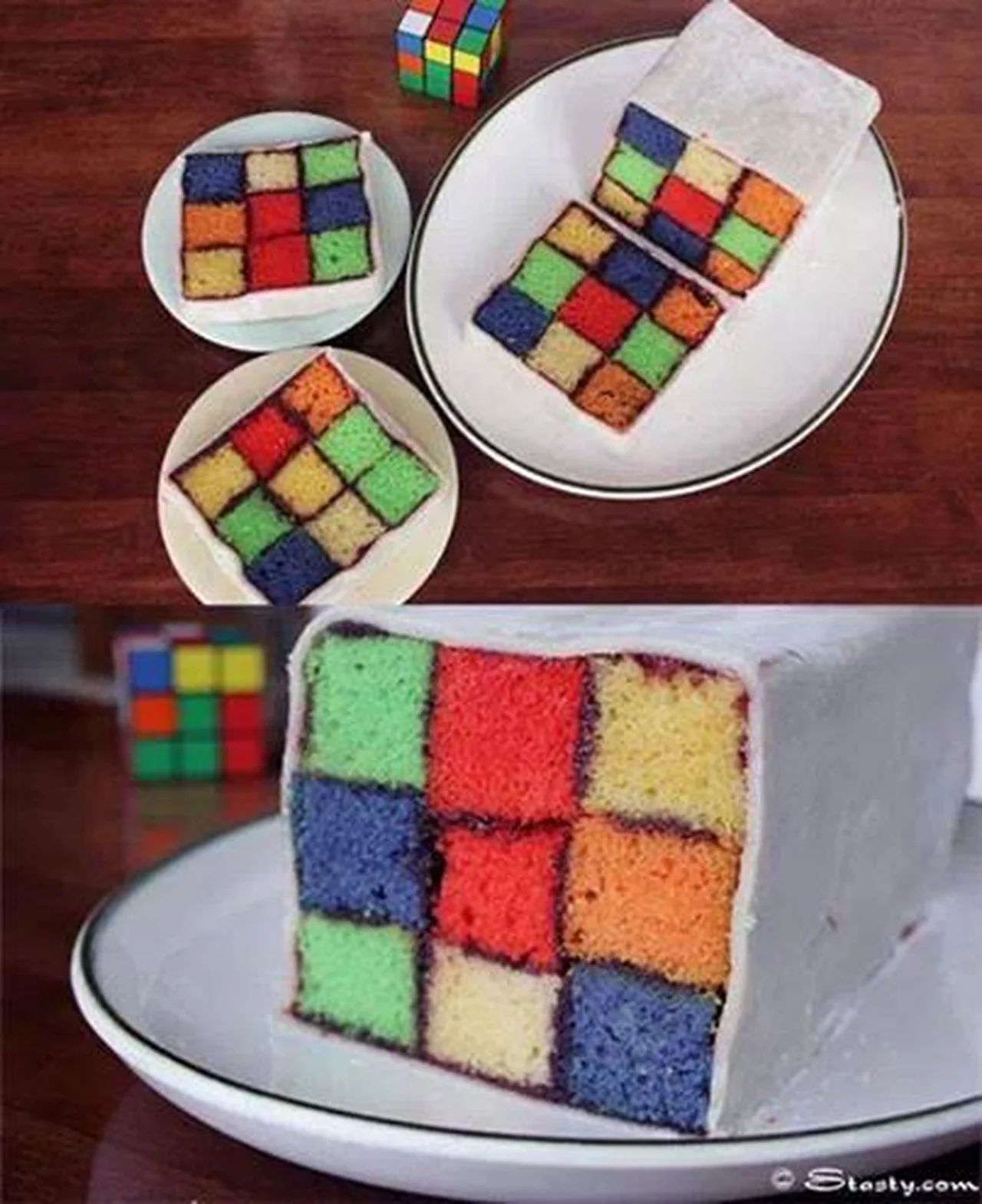 Ciasto kostka Rubika