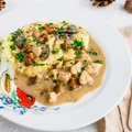 Kurczak W Sosie Ze Świeżych Grzybów
