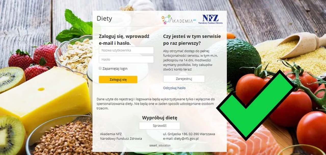 NFZ – darmowe diety, przepisy i listy zakupów online!