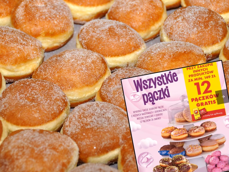 Pączki rekordowo tanie! Jedna z sieci sklepów rozdaje je za darmo