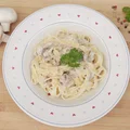 Tagliatelle z tuńczykiem w sosie śmietanowym