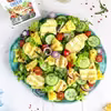 Sałatka z grillowanym serem halloumi i ananasem