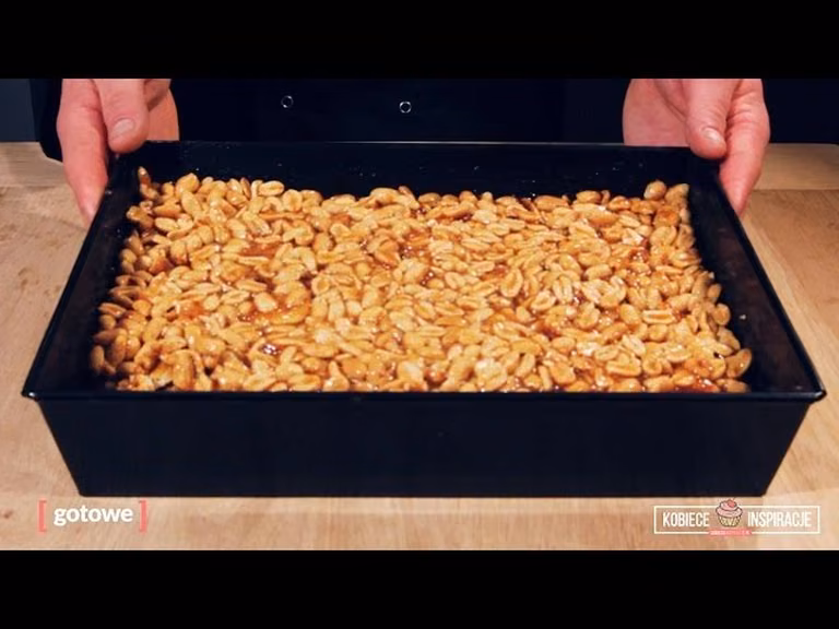 Ciasto Snickers - BEZ PIECZENIA