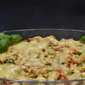 Zapiekanka z ryżem i kurczakiem