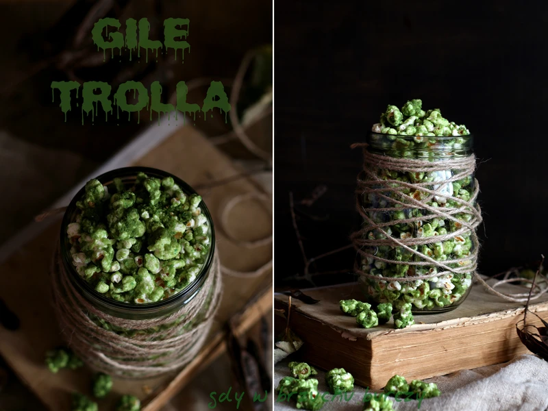 Gile trolla czyli karmelowy popcorn