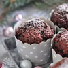 MUFFINY PIERNIKOWE Z POWIDŁAMI