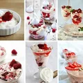 Desery z truskawkami i malinami