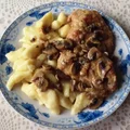 Kotlety schabowe w sosie pieczarkowym