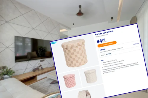 Ta pufa z Action za 44 zł to gorący hit mieszkań! Dodatkowe miejsce dla gości, pomieści graty, a wygląd i materiał zachwyca