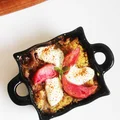 Crumble z rabarbarem