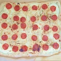 Flammkuchen z salami