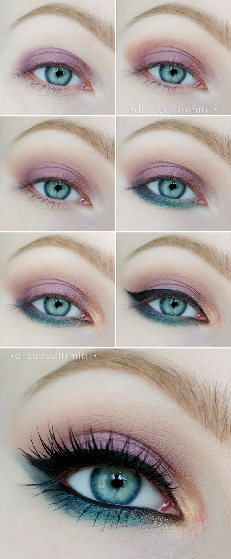 Dwukolorowy make up