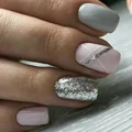 Paznokcie ze srebrem