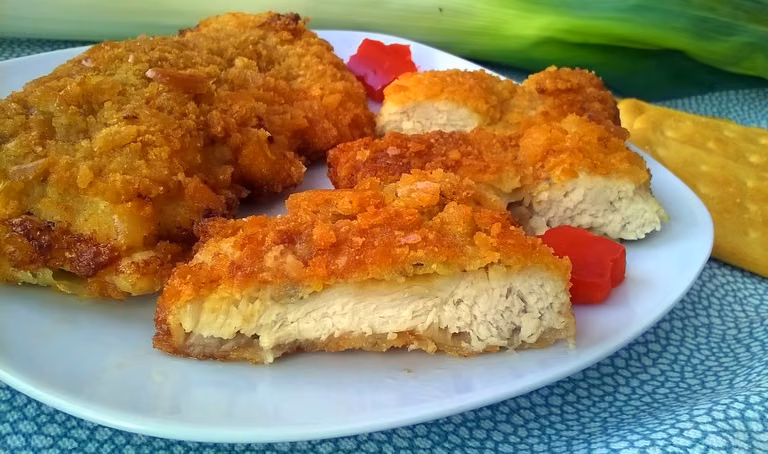 Musztardowy filet w krakersach