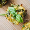 Pieczone placki ziemniaczane ze szpinakiem FIT