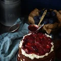 WARSTWOWE CIASTO ZE ŚLIWKAMI I BEZĄ!