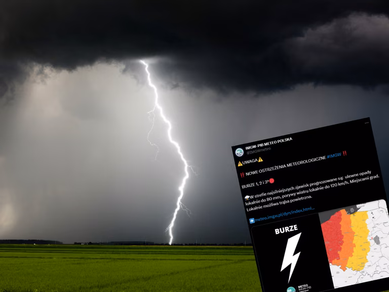 Pilny komunikat: "Ryzyko wystąpienia trąby powietrznej"! Polacy otrzymali alerty trzeciego stopnia!