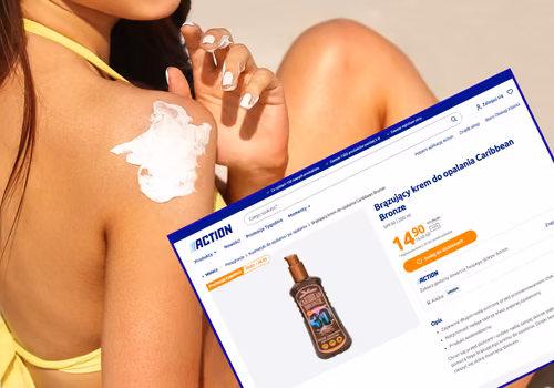 Polki pokochały ten krem do opalania z Action za 14 zł! Wodoodporny, a błyskawiczny efekt brązujący zachwyca