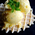Najprostsze lody sorbet mango z cytryną i miętą