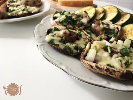 Pieczarki z grilla
