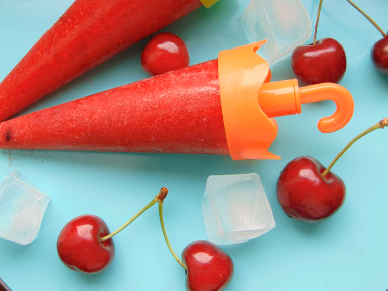 LODY SORBETOWE Z TRUSKAWKI, PORZECZKI, ARBUZA I CZEREŚNI