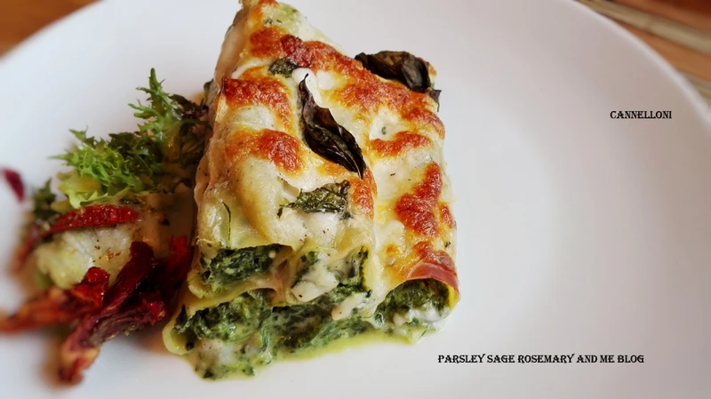 Cannelloni z ricottą i szpinakiem :)