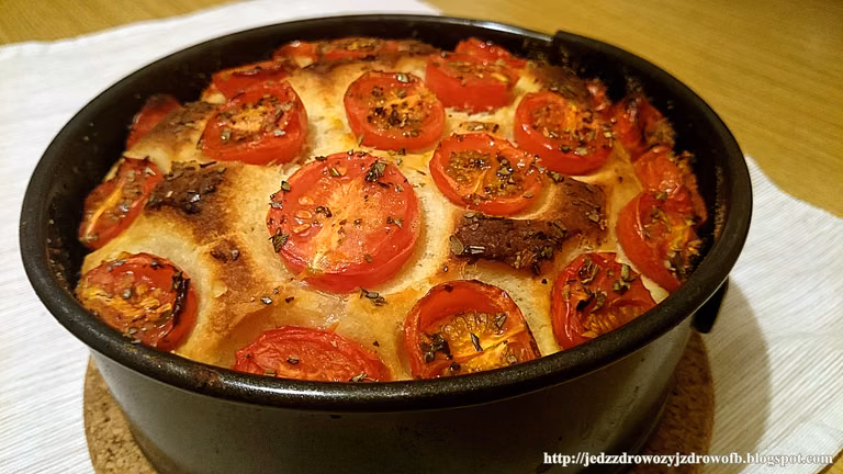 Focaccia na bazie ziemniaków.