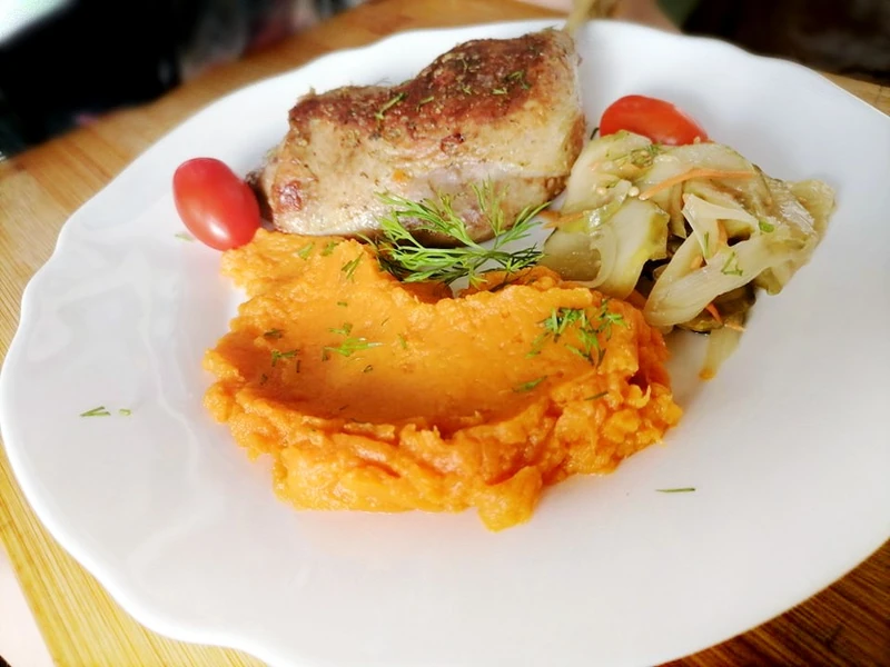 Puree z batatów