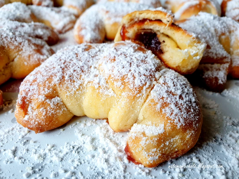 Rogaliki Krucho-Drożdżowe z Marmoladą, najlepsze