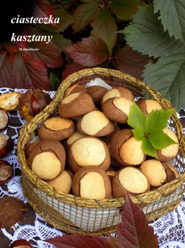 budyniowe ciasteczka kasztany