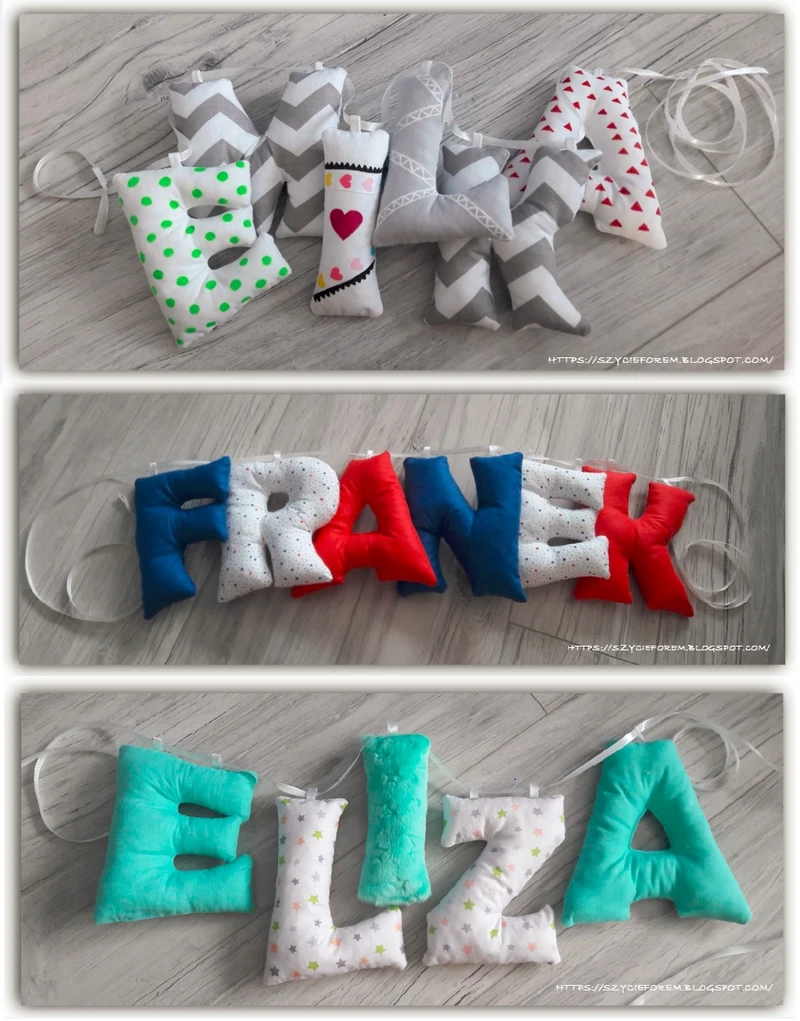 DIY - literki 3D!